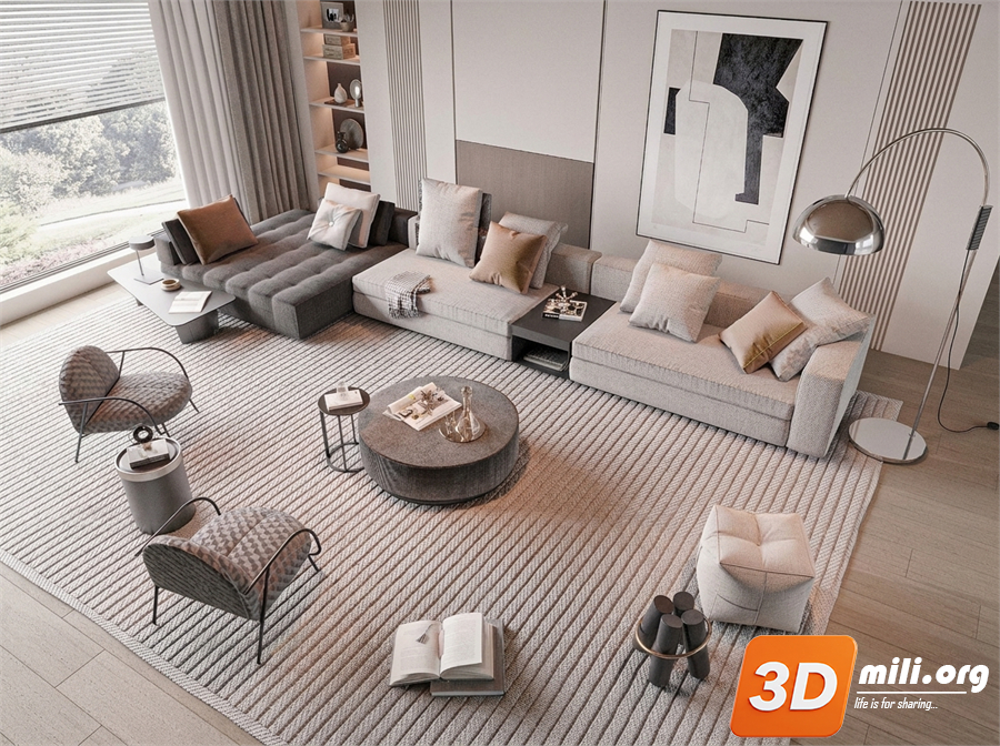 Sofa Minotti Skp Files 